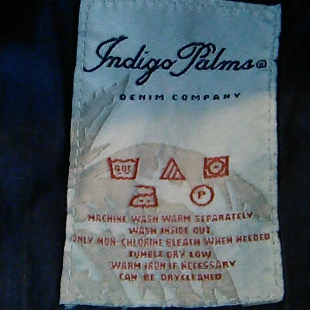 Indigo Palms Wider Leg Jeans